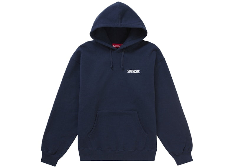 Supreme Anarchy Hooded Sweatshirt Navy