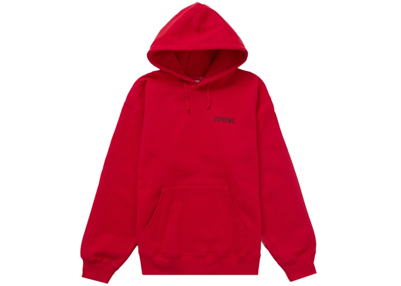 Supreme Anarchy Hooded Sweatshirt Red