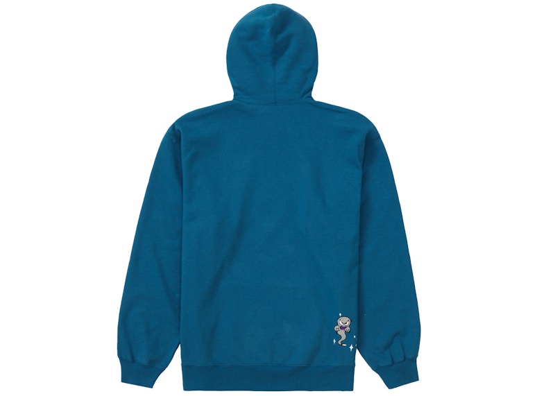 Supreme Angel Hooded Sweatshirt Marine Blue