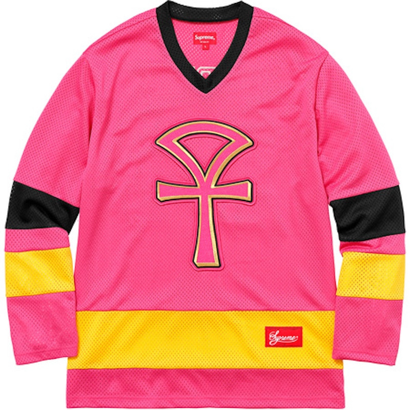 Supreme Ankh Hockey Jersey Pink