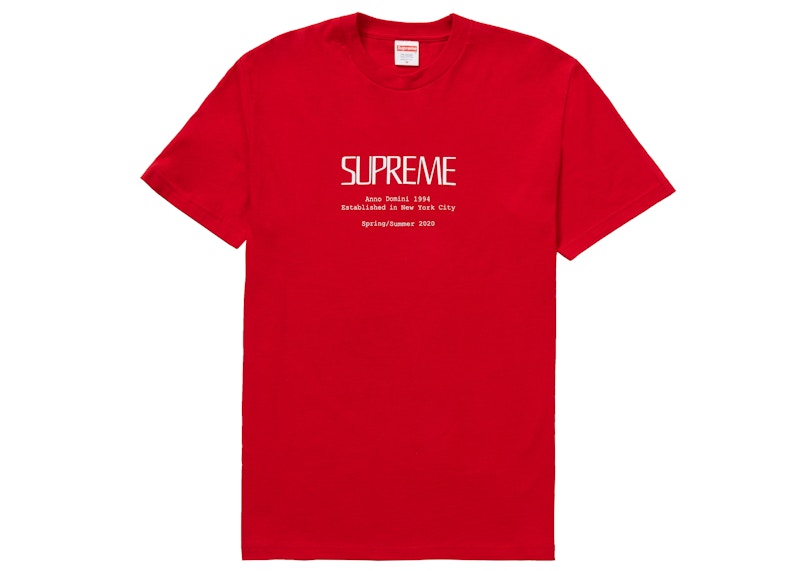 Supreme Anno Domini Tee Red