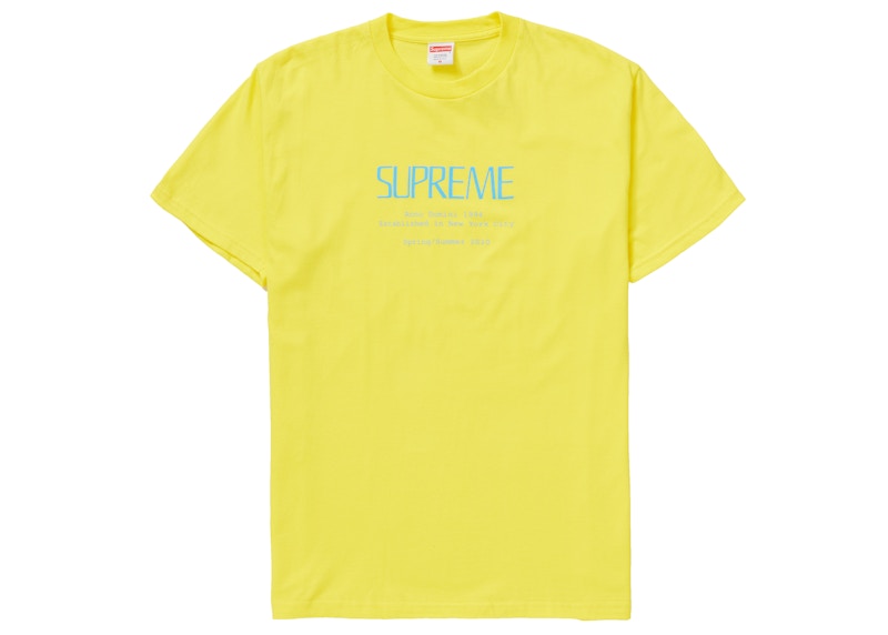 Supreme Anno Domini Tee Yellow