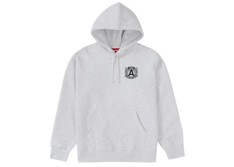 Supreme Anti Hooded Sweatshirt Ash Grey