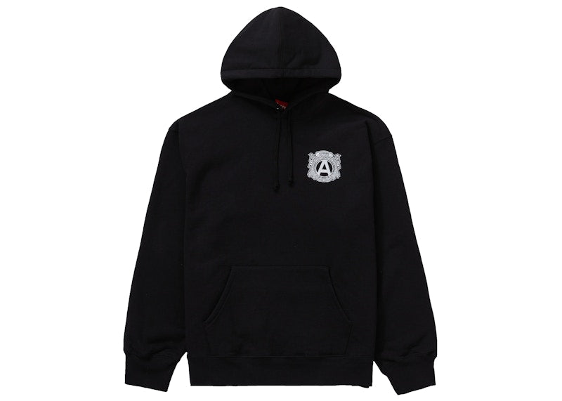 Supreme Anti Hooded Sweatshirt Black