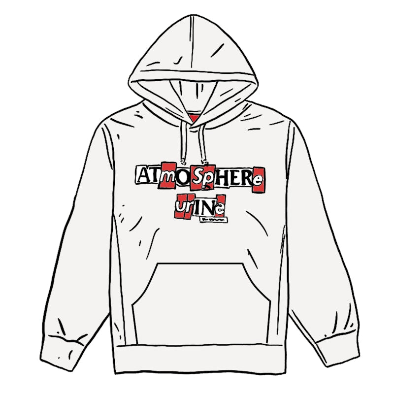 Supreme Antihero Hooded Sweatshirt White