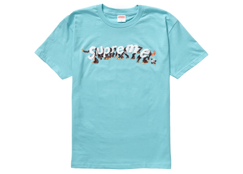 Supreme Apes Tee Light Teal