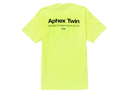 Supreme Aphex Twin Ambient Works Tee Fluorescent Yellow