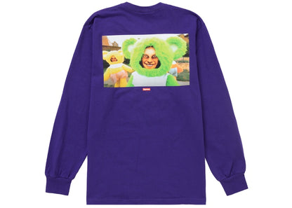 Supreme Aphex Twin Donkey Rhubarb L/S Tee Purple