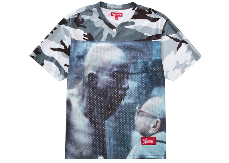 Supreme Aphex Twin Football Jersey Snow Camo