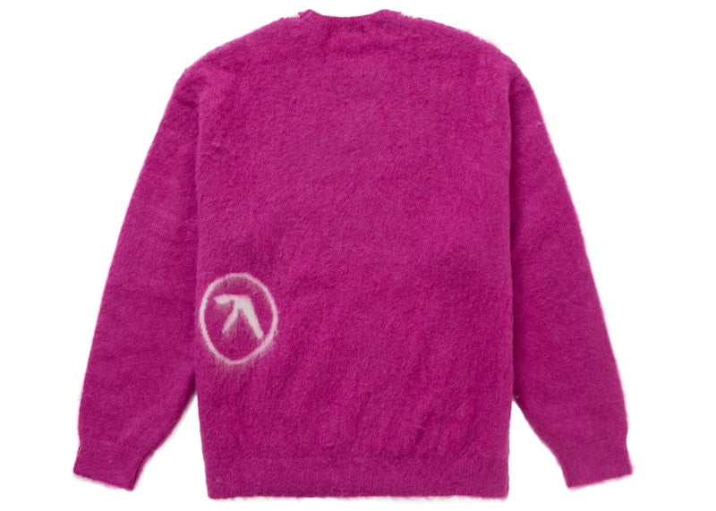 Supreme Aphex Twin Mohair Sweater Fuchsia
