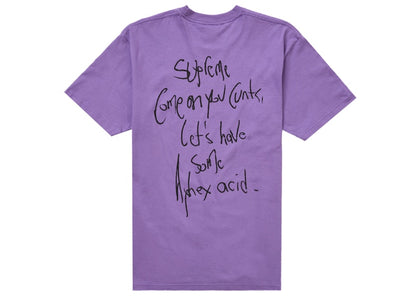 Supreme Aphex Twin Windowlicker Tee Purple