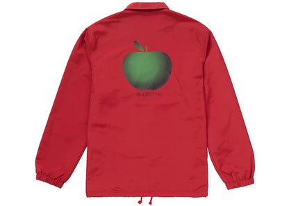 Supreme Apple Coaches Jacket Red