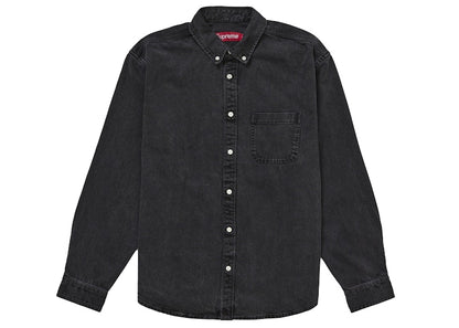 Supreme Applique Denim Shirt Black