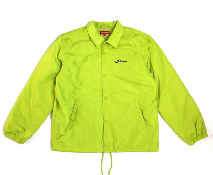 Supreme Arabic Logo Coaches Jacket Bright Lime