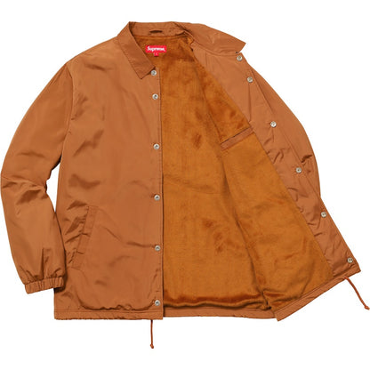 Supreme Arabic Logo Coaches Jacket Light Brown