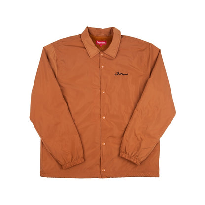 Supreme Arabic Logo Coaches Jacket Light Brown