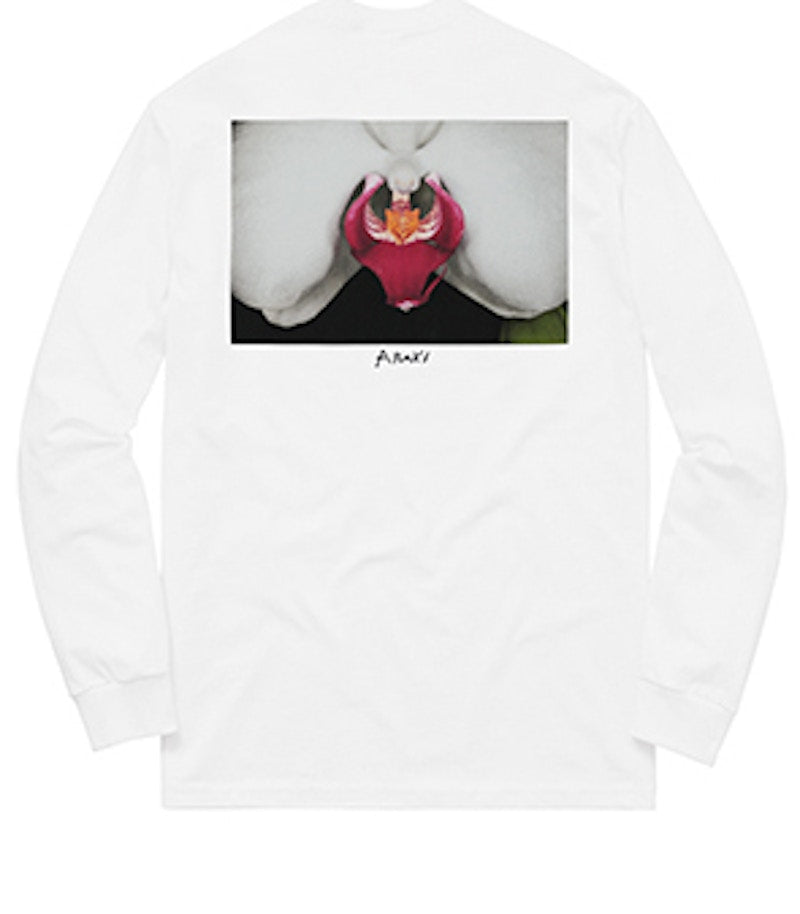 Supreme Araki Orchid LS Tee White