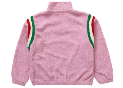 Supreme Arc Half Zip Fleece Pullover Pink