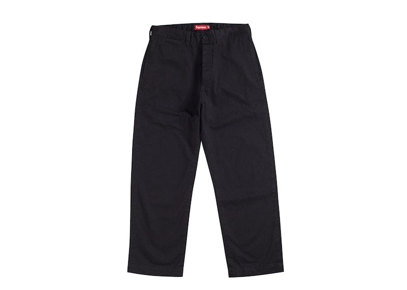 Supreme Arc Logo Chino Pant Black