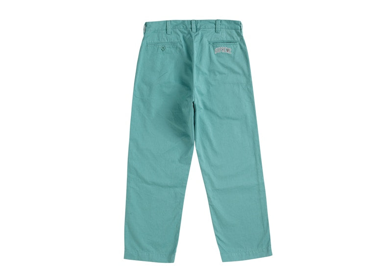 Supreme Arc Logo Chino Pant Light Green