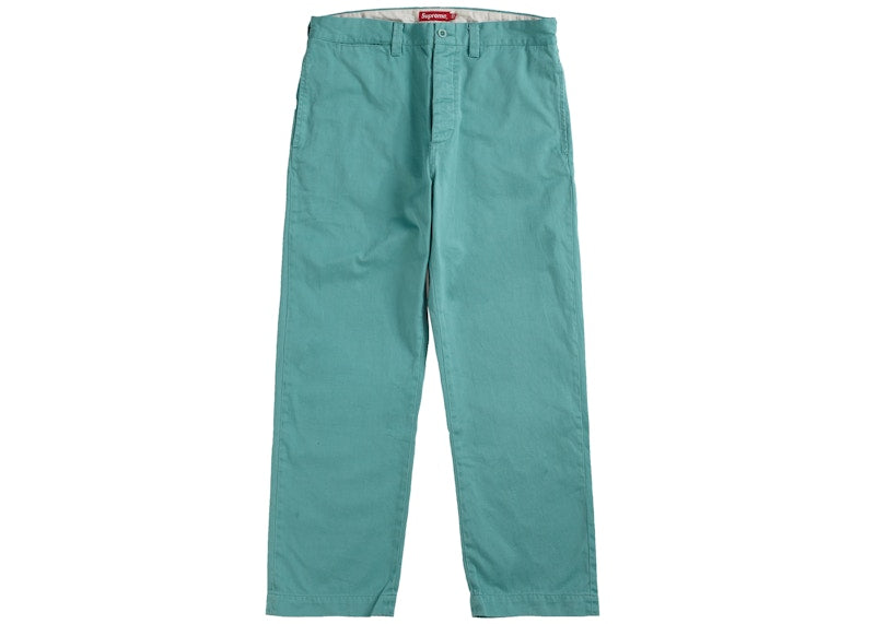 Supreme Arc Logo Chino Pant Light Green