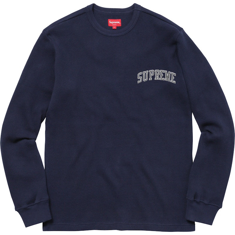 Supreme Arc Logo L/S Thermal Navy
