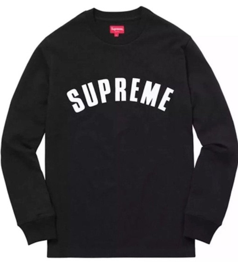 Supreme Arc Logo LS Top Black