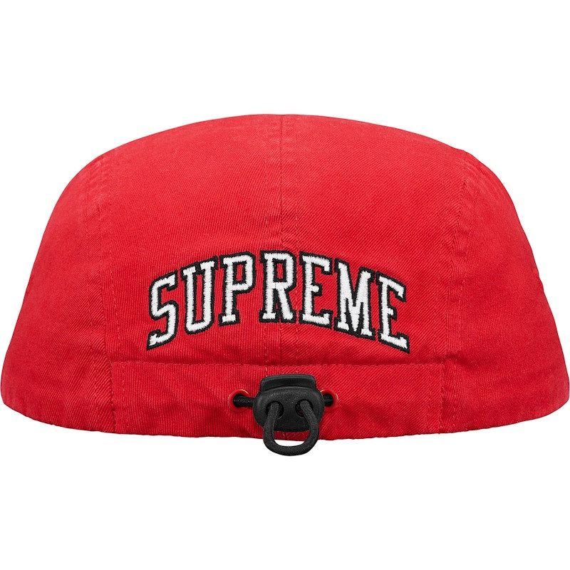 Supreme Arc Logo Shockcord Camp Cap Red