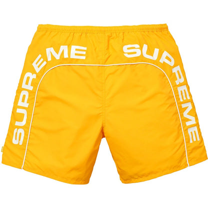 Supreme Arc Logo Water Short Yellow