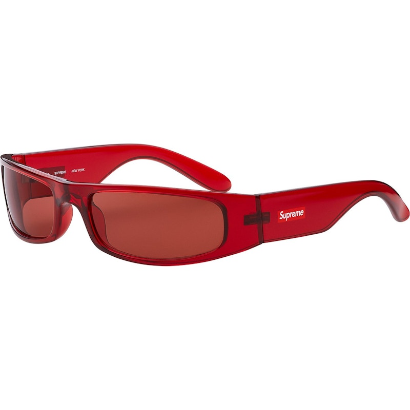 Supreme Astro Sunglasses Clear Red
