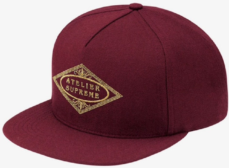 Supreme Atelier 5 Panel Hat Burgundy