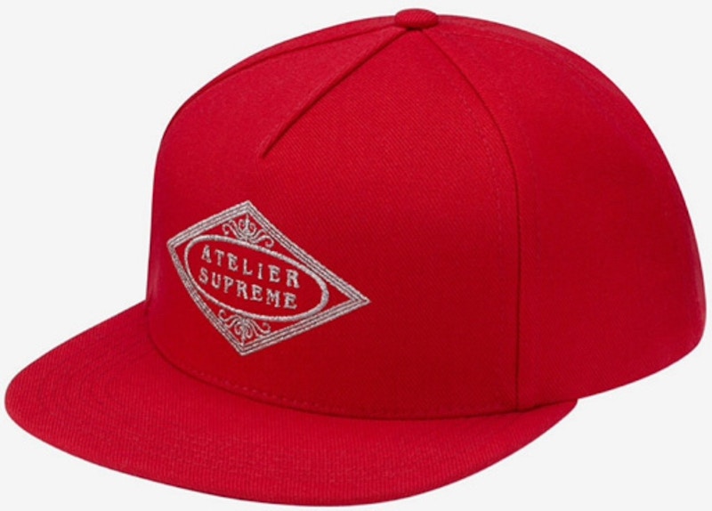 Supreme Atelier Snapback Cap Red