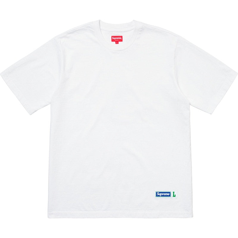 Supreme Athletic Label S/S Top White