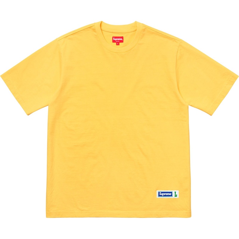 Supreme Athletic Label S/S Top Yellow