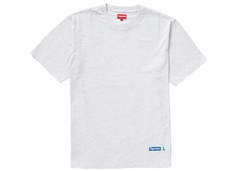 Supreme Athletic Label Tee Ash Grey