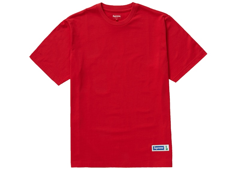 Supreme Athletic Label Tee Red