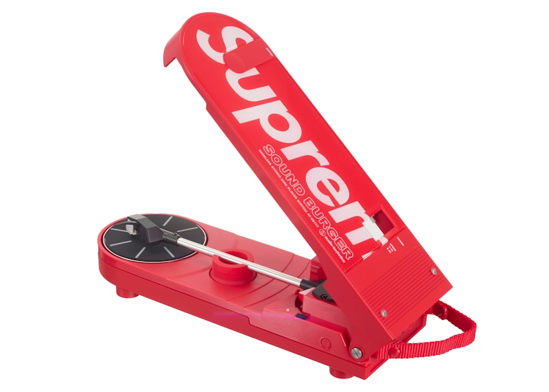 Supreme Audio Technica Sound Burger Turntable Red