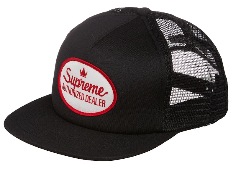 Supreme Authorized Mesh Back 5-Panel Black