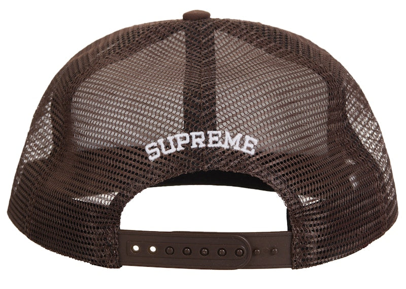 Supreme Authorized Mesh Back 5-Panel (FW24) Brown