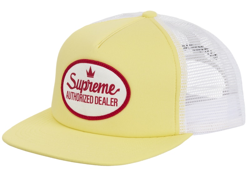 Supreme Authorized Mesh Back 5-Panel (SS25) Light Yellow