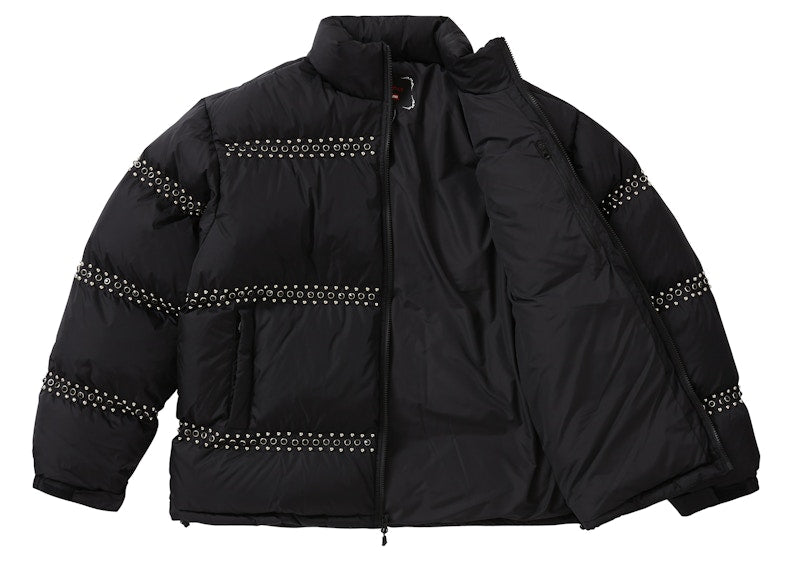 Supreme B.B. Simon Studded Puffer Jacket Black
