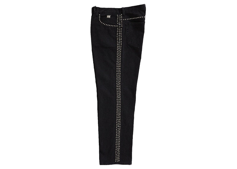 Supreme B.B. Simon Studded Regular Jean Black
