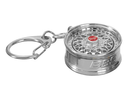 Supreme BBS RS Rim Keychain Silver