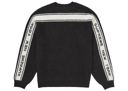 Supreme Back Stripe Sweater Black