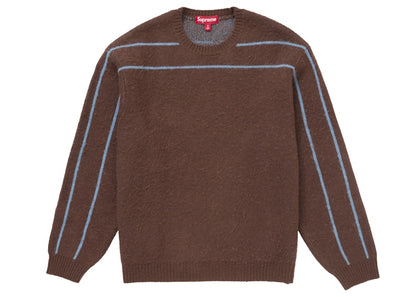 Supreme Back Stripe Sweater Brown