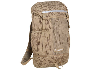 Supreme Logo Backpack (FW24) Tan Raindrop