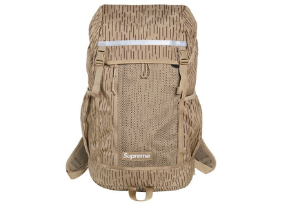 Supreme Logo Backpack (FW24) Tan Raindrop