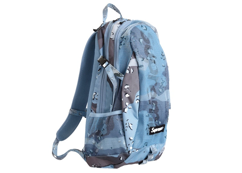 Supreme Backpack (SS20) Blue Chocolate Chip Camo