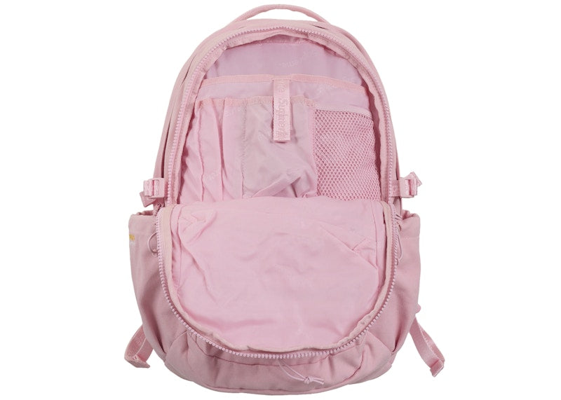 Supreme Logo Backpack (SS25) Light Pink