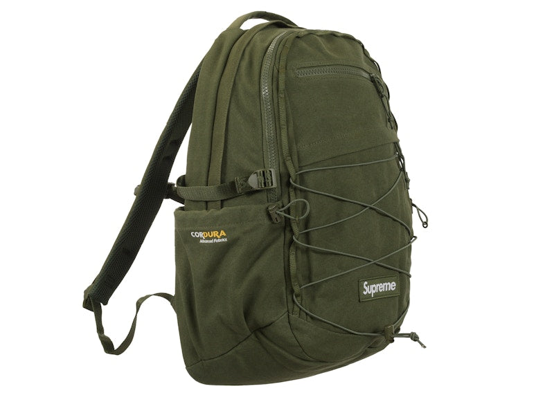 Supreme Logo Backpack (SS25) Olive